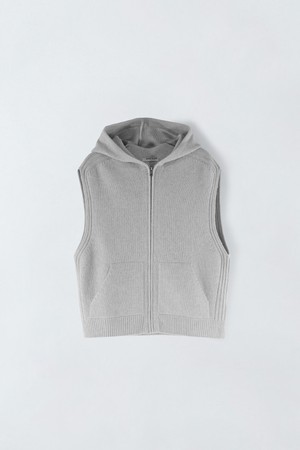 후드 집업 베스트 E5HW035