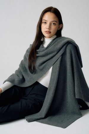 울 블랜디드 숄 가디건 S5HW035