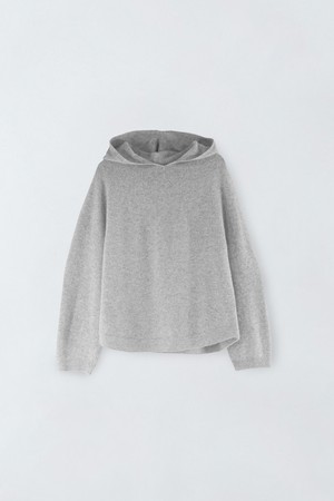 울 블랜디드 후드 니트 S5HW039