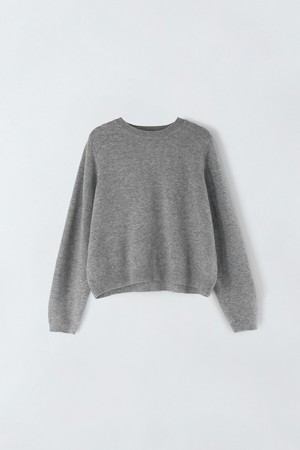 레귤러핏 라운드 니트 S5HW024