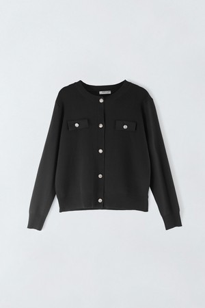 라운드 니트 가디건 S5HW029