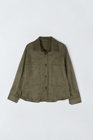 스퀘어 스웨이드 자켓 E5HW050