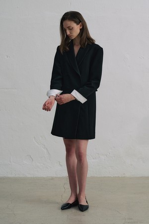 원피스형 더블 롱 자켓 S5HW008