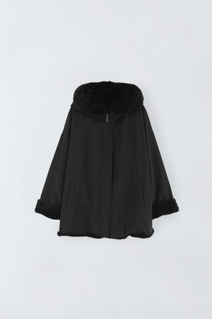 리버시블 밍크 후드 점퍼 E5HW005