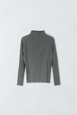 플리츠 모크넥 블라우스O5HW018