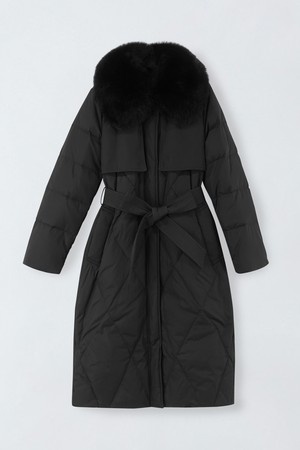 구스다운 벨티드 패딩 E5HW059