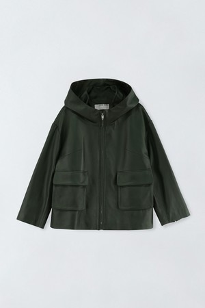 투포켓 레더 자켓 E5HF097