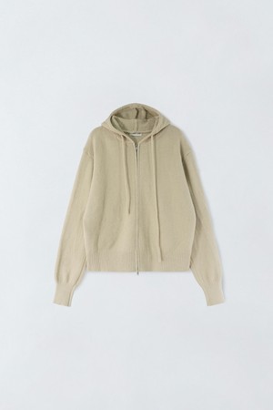 디그 리브 니트 후드집업 S5HW065