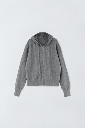 디그 리브 니트 후드집업 S5HW065