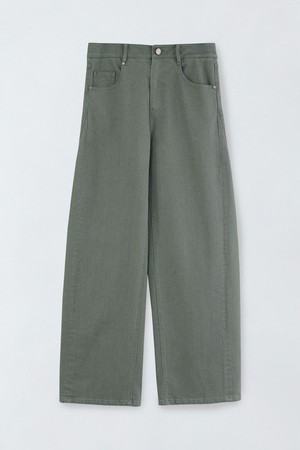 코튼 와이드 팬츠 N5HW62