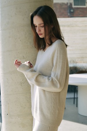 알파카 블렌드 니트 N5HW58