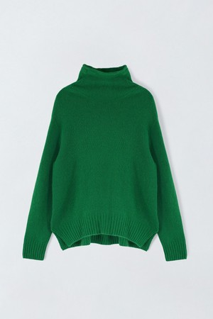 울 블랜디드 터틀넥 니트 S5HW085