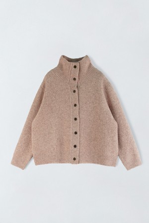 하이넥 버튼 가디건 S5HW087