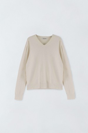 베이직 브이넥 니트 S5HW093