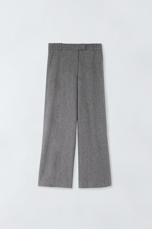 울 블렌드 와이드핏 슬랙스 N6IS005