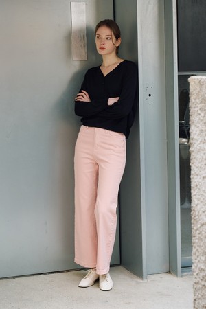 세미 와이드 컬러 데님 S6IS020