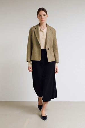 린넨 블랜디드 헤링본 자켓 S6IM002