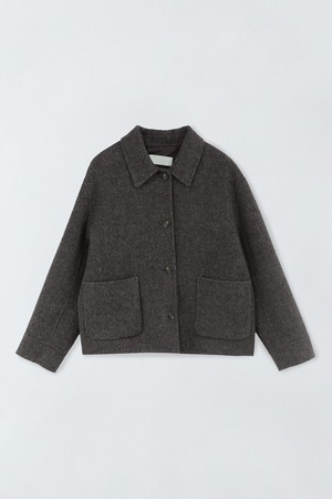 울 캐시 헤링본 자켓 N6IS015