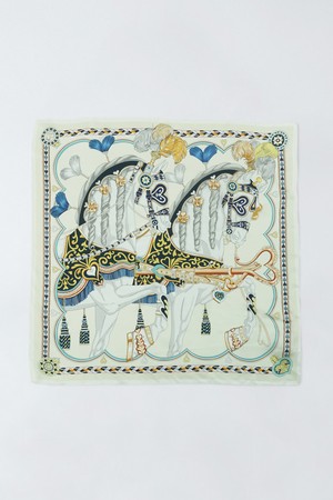 실크 사각 스카프 E6IM002