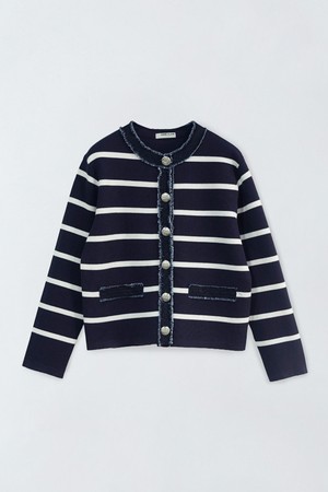 데님 프레이드 가디건 S6IS024