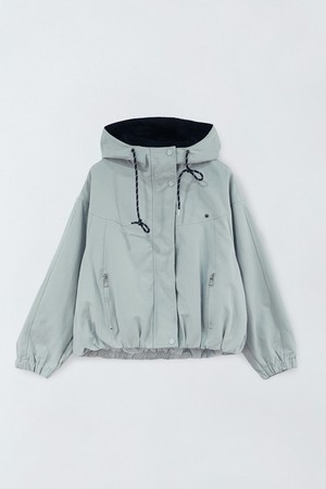 후드 벌룬 점퍼 S6IS023