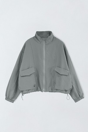 엠보 스트라이프 스트링 점퍼 O6IM001