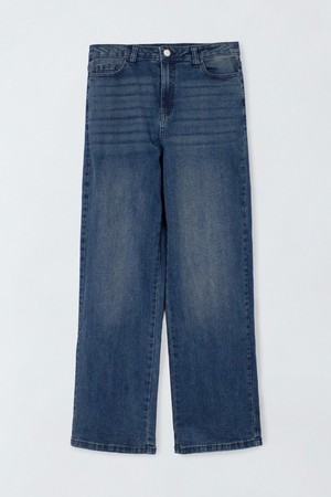 스트레이트 워싱 데님 E6IM015