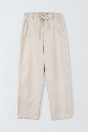 네추럴 스트링 와이드 팬츠 N6IM011