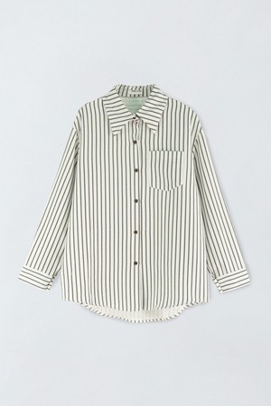 클래식 포켓 스트라이프 셔츠 E6IM022