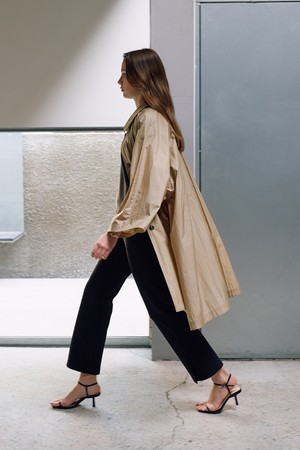 레글런 싱글 버튼 코트 N6IM019