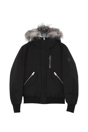 맥케이지 22FW DIXON X 딕슨 실버 퍼 후드 패딩