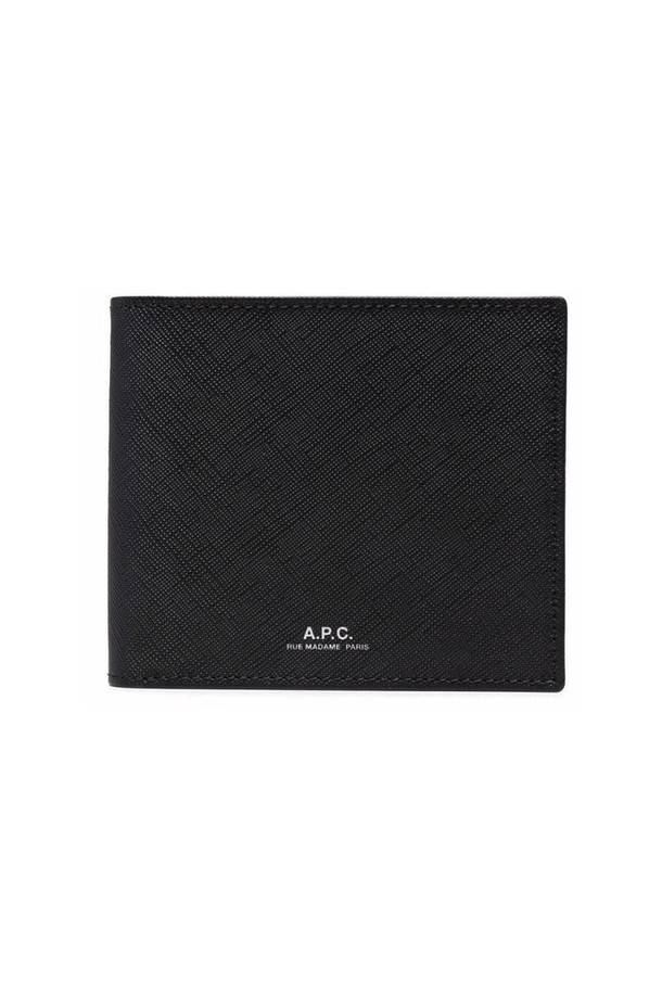 A.P.C. - 지갑 - 아페세 24SS PXBJQ H63153 LZZ 사피아노 로고 반지갑