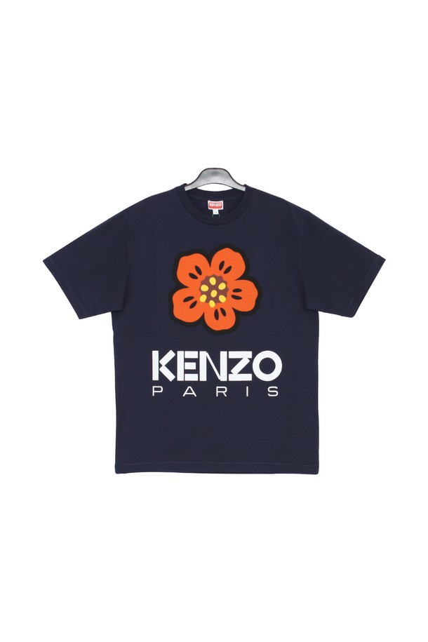 KENZO - 반팔티셔츠 - 겐조 24SS 5TS445 4SO 77 보크 플라워 프린팅 반팔 티셔츠