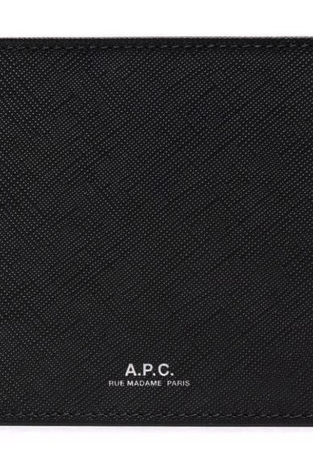 A.P.C. - 지갑 - 아페세 24SS PXBJQ H63153 LZZ 사피아노 로고 반지갑