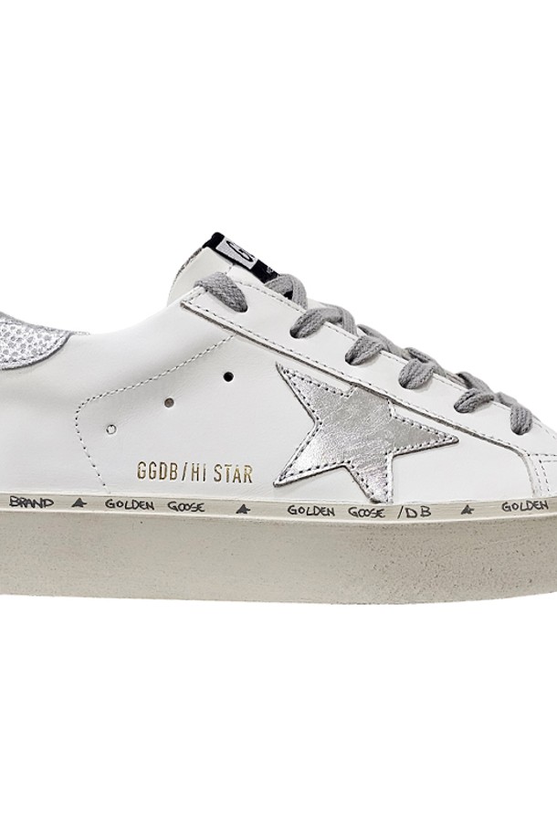 GOLDEN GOOSE  - 스니커즈 - 골든구스 24SS GWF00118 F000329 80185 실버탭 하이스타 스니커즈