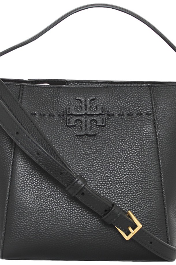 TORY BURCH - 크로스백 - 토리버치 24FW 74956 001 맥그로우 레더 스몰 여성 버킷백