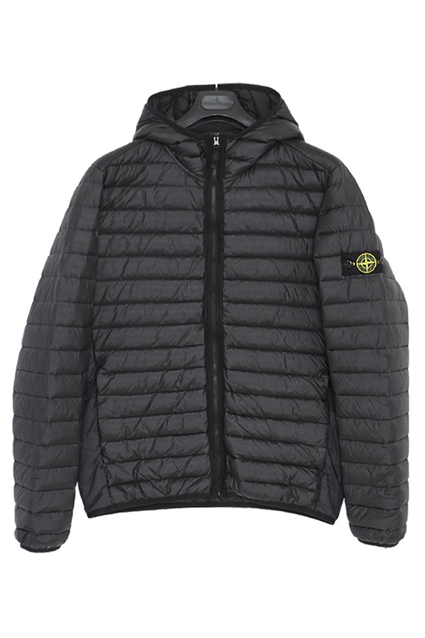 STONE ISLAND - 패딩 - 스톤아일랜드 24FW 와펜 로고 다운 패딩 점퍼 811641124 V0029 12A