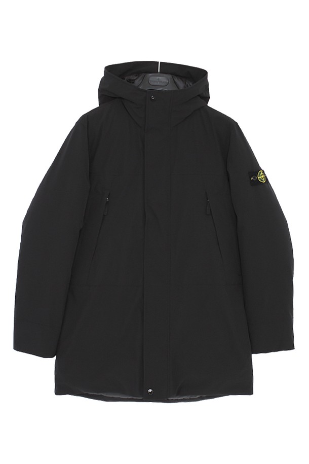 STONE ISLAND - 키즈아우터 - 스톤아일랜드 24FW 와펜 로고 후드 패딩 점퍼 811640434 V0029 10A