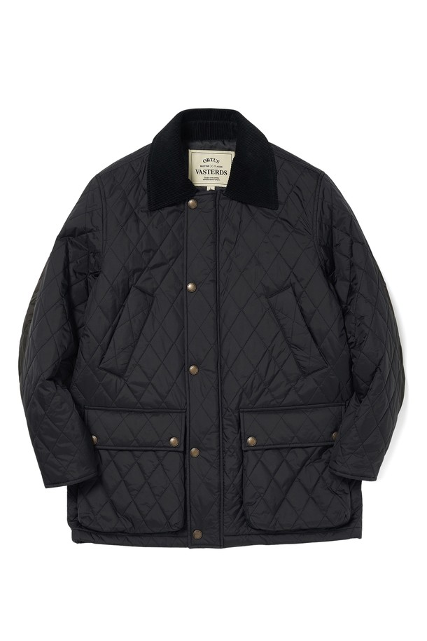 ORTUS VASTERDS - 블루종/점퍼 - HUNTING QUILTED JACKET BLACK