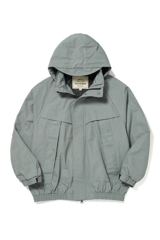 ORTUS VASTERDS - 아노락/바람막이 - NYLON COMBAT JACKET ALPHA GREY