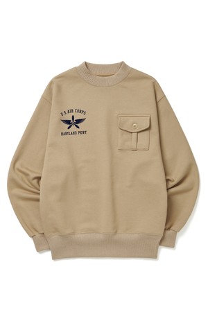 USAAF SWEATSHIRT BEIGE