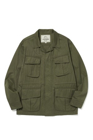 GARMENT FATIGUE JACKET KHAKI