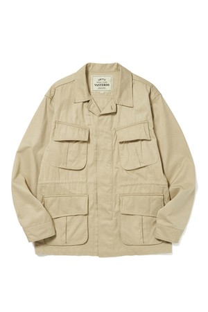 GARMENT FATIGUE JACKET SAND