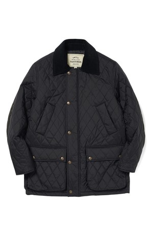 HUNTING QUILTED JACKET BLACK