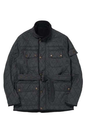 RACER QUILTED JACKET NAVY