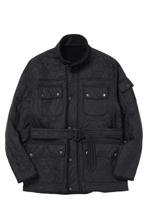 RACER QUILTED JACKET BLACK