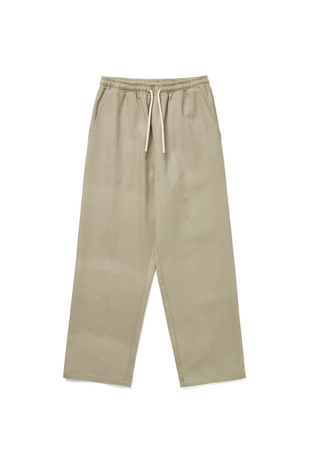 ORTUS VASTERDS - 캐주얼팬츠 - RESORT WIDE PANTS BEIGE