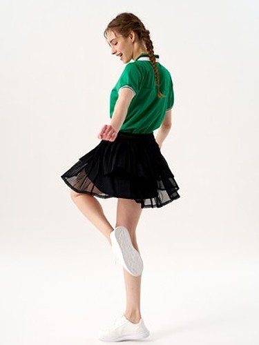 MESH SUMMER PLEATS SKIRT (속바지 냉감 매쉬소재)-a