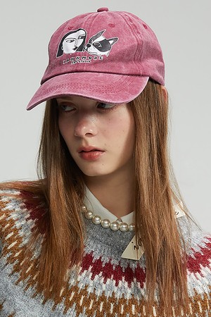 Signature Printed Baseball Cap_ 시그니처 프린트 야구모자