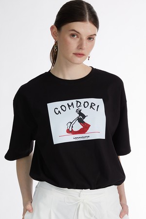 Pilates Illustration Short Sleeve_ 필라테스 반팔 티셔츠